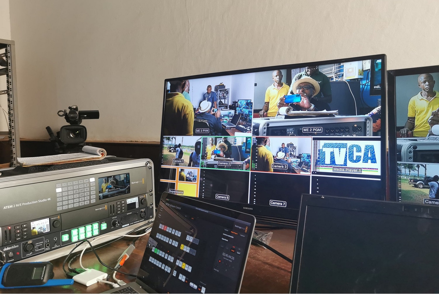 Formations des techniciens sur la Régie Blackmagic