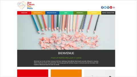Portails digitaux de "Aux cœurs des Mots" 2